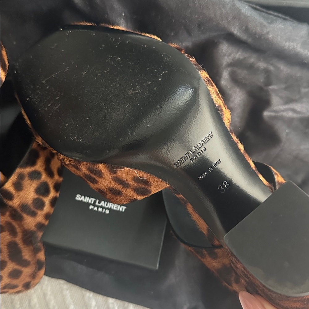 Saint Laurent Oak 75 Mule Sandals - Picture 11 of 15